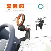 Car Isplay Screen Phone Holder TE5175 with magnetic 18N52 5400gs-orange