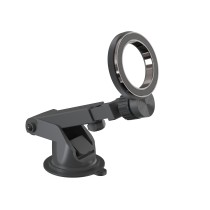 Dashboard and Windshield Mount Car phone Holder MX0157 with Magnetic 17N52 4400gs-black