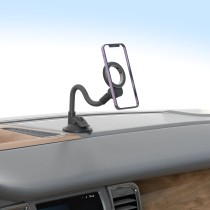 Dashboard and Windshield Mount Car phone Holder MX0158 with Magnetic 17N52 4400gs-black