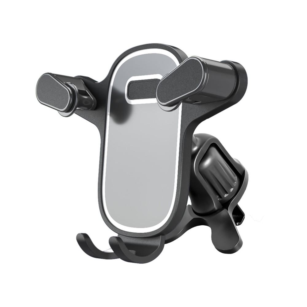 NE5290-07 Airvent Wing Gravity Holder NE5290-CV Silver Decor for 4-7", ABS NE5290-07 Airvent Wing Gravity Holder NE5290-CV Silver Decor for 4-7", ABS
