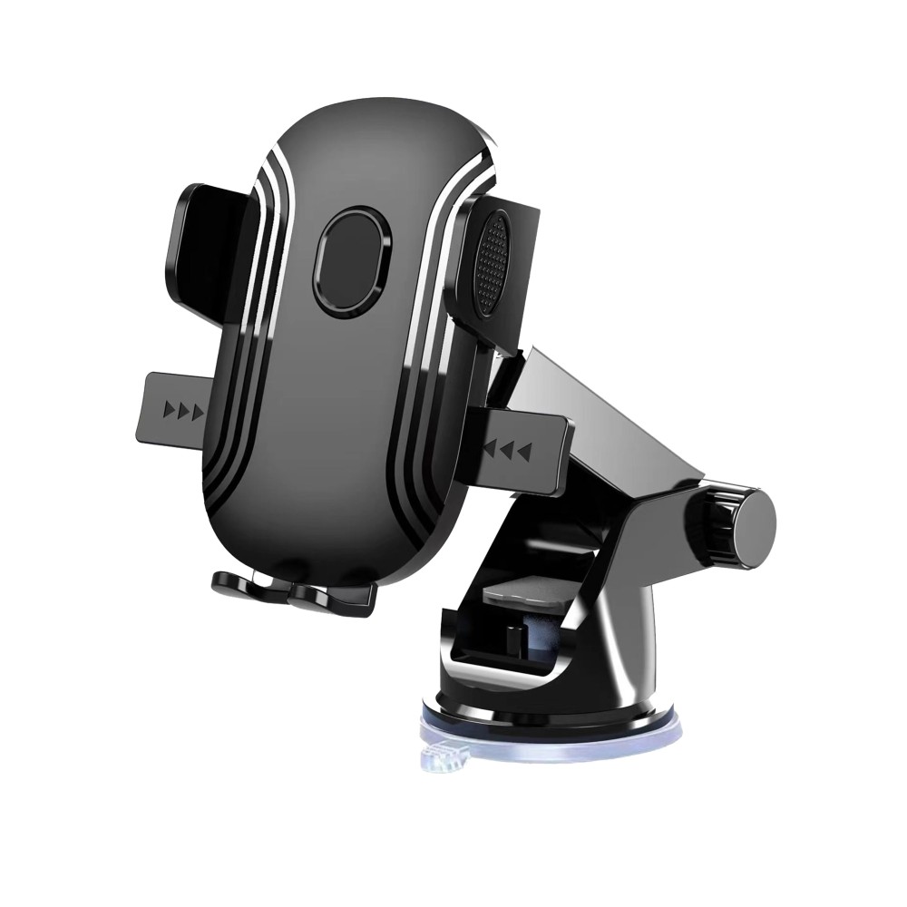 Basic Dashboard & Windshield Automatical Button Holder H001 for 4.5-7", ABS Basic Dashboard & Windshield Automatical Button Holder H001 for 4.5-7", ABS