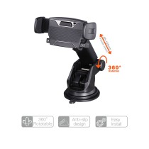 Basic Dashboard & Windshield Automatical Button Holder PCV-01 for 4.5-7", ABS