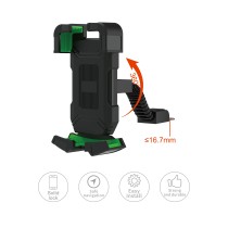 Motorcycle Holder VE0014 for 4.5-7" ABS-black