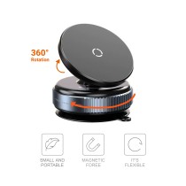 Manual Vacuum Suction Magnetic Car Phone Holder HD-1071 18N52 4000GS -black