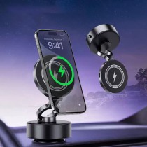 Vacuum Magnetic Holder D0801with wireless charger 15W