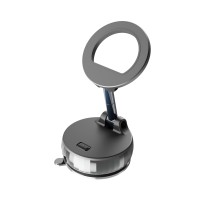 Manual Vacuum Suction Magnetic Car Phone Holder HD-1070 17N45 4500GS -black