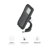 Motorcycle Holder WE5145 4-7" ,Waterproof IPX6 Cover ,rear mirror