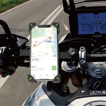 Motorcycle & Bicycle Holder VE0015 for 4.5-7" ABS-black