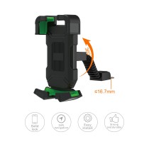 Motorcycle Holder VE0014 for 4.5-7" ABS-black