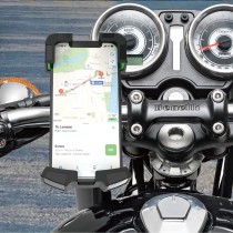 Motorcycle Holder VE0013 for 4.5-7" ABS-black