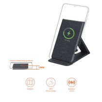 Wireless Charger MX0056  15W Type-C foldable-black