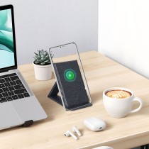 Wireless Charger MX0056  15W Type-C foldable-black