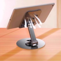 Mobile & Ipad tablet holder  HD-1062 360 Rotation Metal Polish（Rubber stick by self）