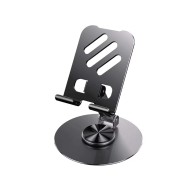 Mobile & Ipad tablet holder  HD-1062 360 Rotation Metal Polish（Rubber stick by self）