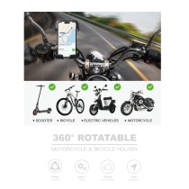 Motorcycle & Bicycle Holder TE5148 for 4-7" ,Square ,15-28mm Hole