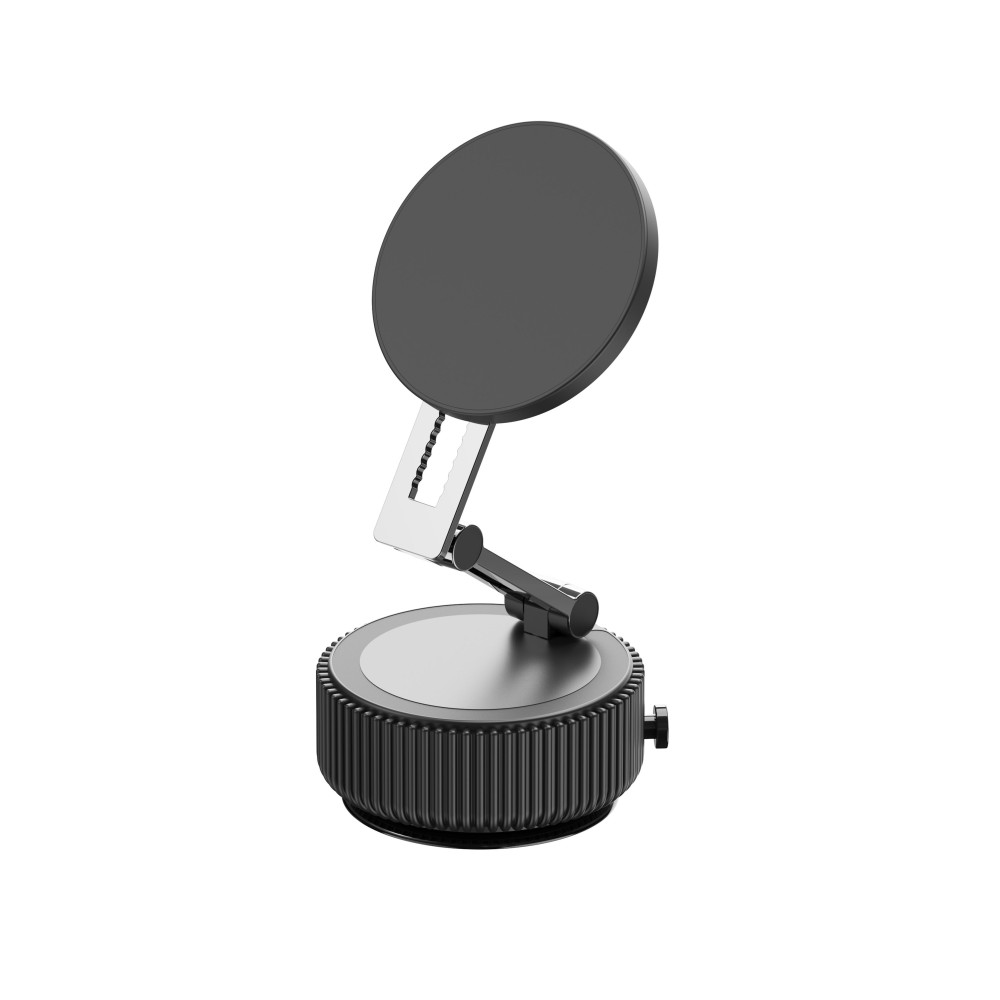 Automatical Vacuum Suction Magnetic Car Phone Holder HD-1069 16N52 4400GS -black