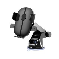 Basic Dashboard & Windshield Automatical Button Holder H009 for 4.5-7", ABS