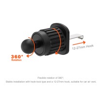 Phone Hoder Base PB-10 Airvent Hook rotation