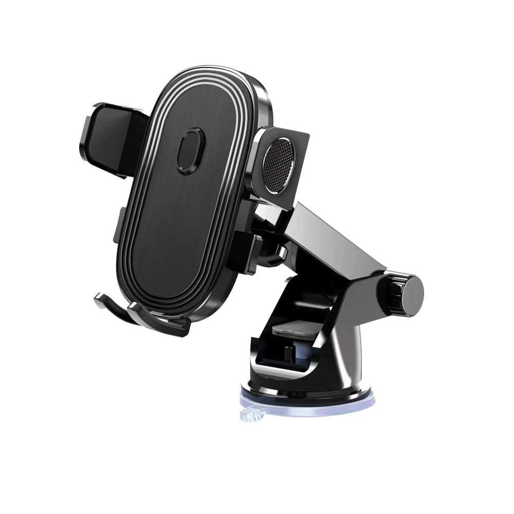 Basic Dashboard & Windshield Automatical Button Holder H010 for 4.5-7", ABS