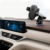 Basic Dashboard & Windshield Automatical Button Holder H010 for 4.5-7", ABS