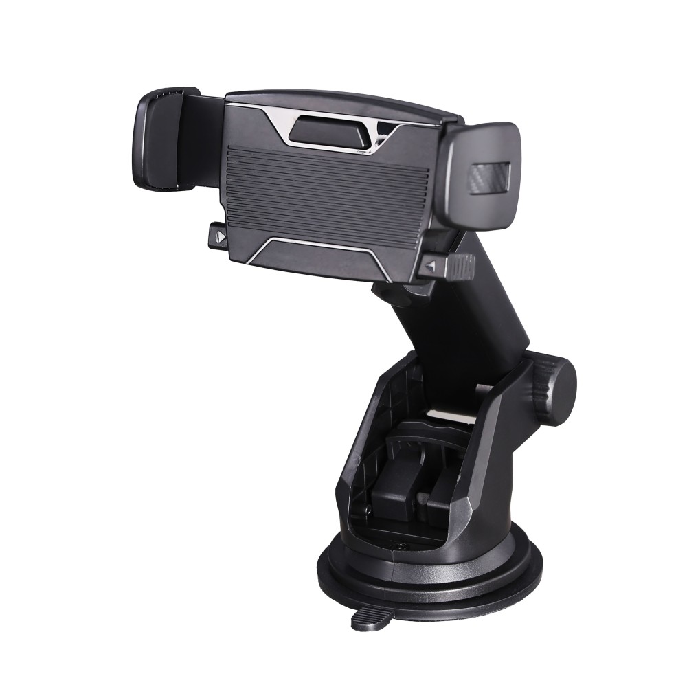 Basic Dashboard & Windshield Automatical Button Holder PCV-01 for 4.5-7", ABS