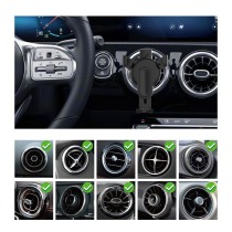 Car Air Outlet Phone Holder VE0021 for 4.5-7" ABS-black