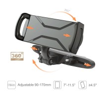 Car Back Seat Tablet Holder WE5123 ABS-black