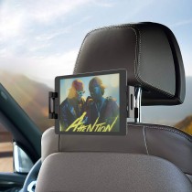 Car Back Seat Holder TE5079 for 4-7" ABS-black