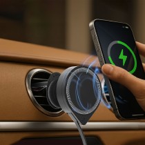 Car magnetic Wireless Charger MX0058 15W with Type-C cable（20W）-black