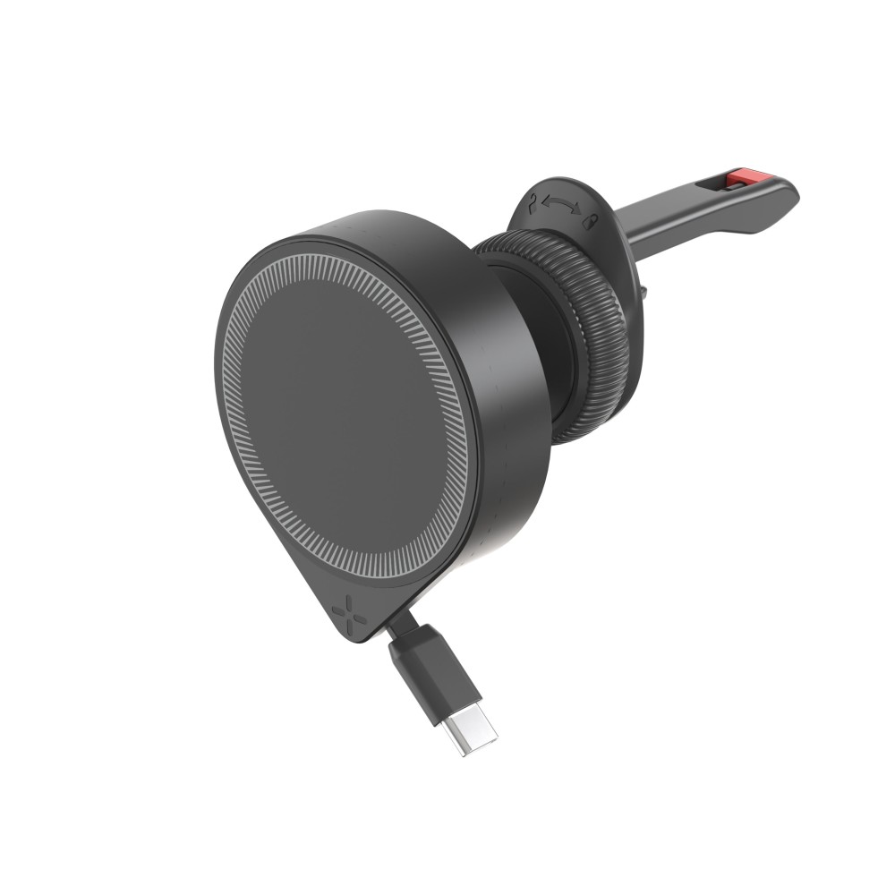 Car magnetic Wireless Charger MX0058 15W with Type-C cable（20W）-black