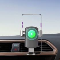 Car Wireless Charger MX0059 15W Type-C-black