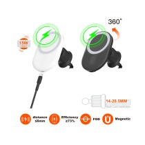 Car Wireless Charger TA0503 15W Type-C ABS-blacK