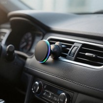 Dashboard and Windshield Car Magnetic wireless charger TA0447-01 15W Type-C ABS-black