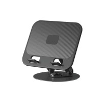 Laptop Holder HD-1063 Square Polish for 5-11" ABS+metals-black