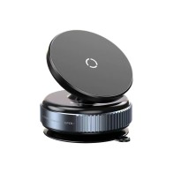 Manual Vacuum Suction Magnetic Car Phone Holder HD-1071 18N52 4000GS -black