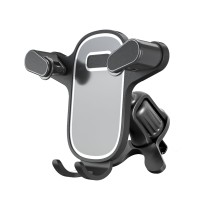 NE5290-02 Dashboard and Windshield Stretch 85-151mm & Rotatable Gravity Holder NE5290-CV Silver Decor for 4-7", ABS