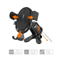 TE5041-07 Airvent Wing Automatical Button Holder TE5041-CV Oval for 4-7", ABS