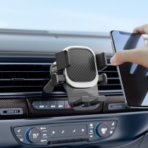 TE5087-07 Airvent Wing Automatical Button Holder TE5087-CV Transparent Series Silver Decor for 4-7", ABS & PC