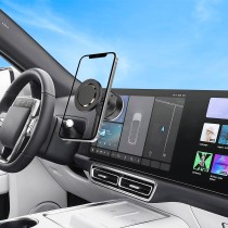 Vacuum Suction Magnetic Car Phone Holder TE5192 16N52 4400GS -black