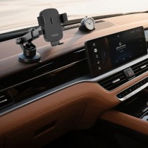 WE5170-02 Dashboard and Windshield Stretch 85-153mm & Rotatable Automatical Button Holder WE5170-CV Vertical for 4-7", ABS