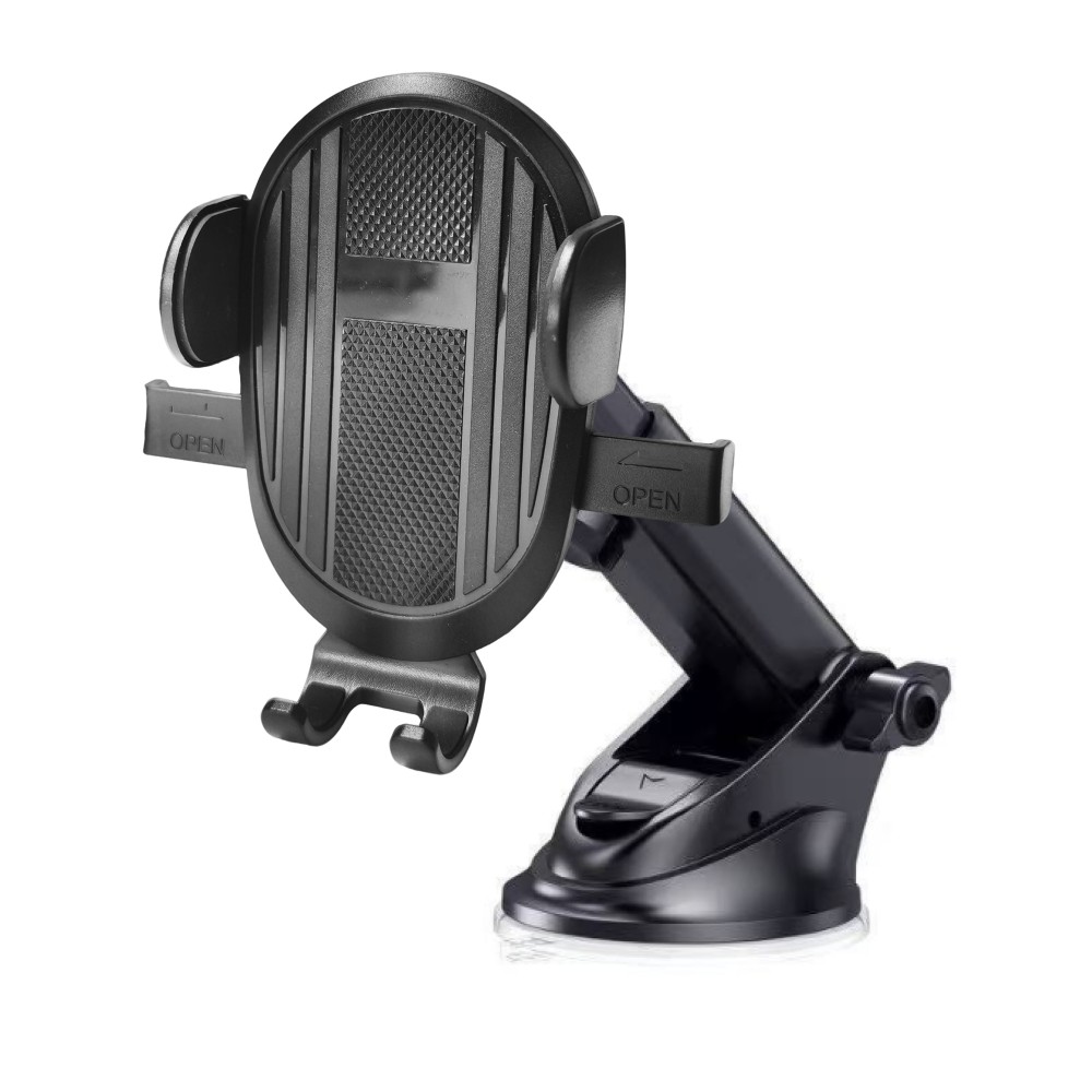 Dashboard and Windshield Automatical Button Holder STD Style Cover Vertical striped texture for 4-7",ABS STD-51