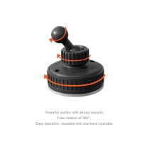 Vacuum Suction Car Phone Holder base PB-24 with  360° Rotating