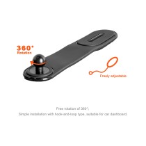 Phone Hoder Base PB-18 Dashboard hook and loop fastener