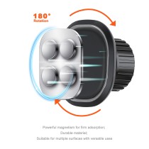 Magnetic Holder DCV Style N45 with 4 Magnets ,3200 GS-blue