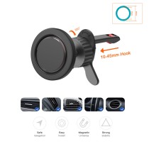 Car Air Vent Mount  Magnetic phone holder TE5192-CV-23 for 4.5-7", (N52)/N45 With 16/4 Magnets ,5400/3200GS ,ABS-black
