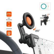 Car Isplay Screen Phone Holder TE5174 with magnetic 18N52 5400gs-orange