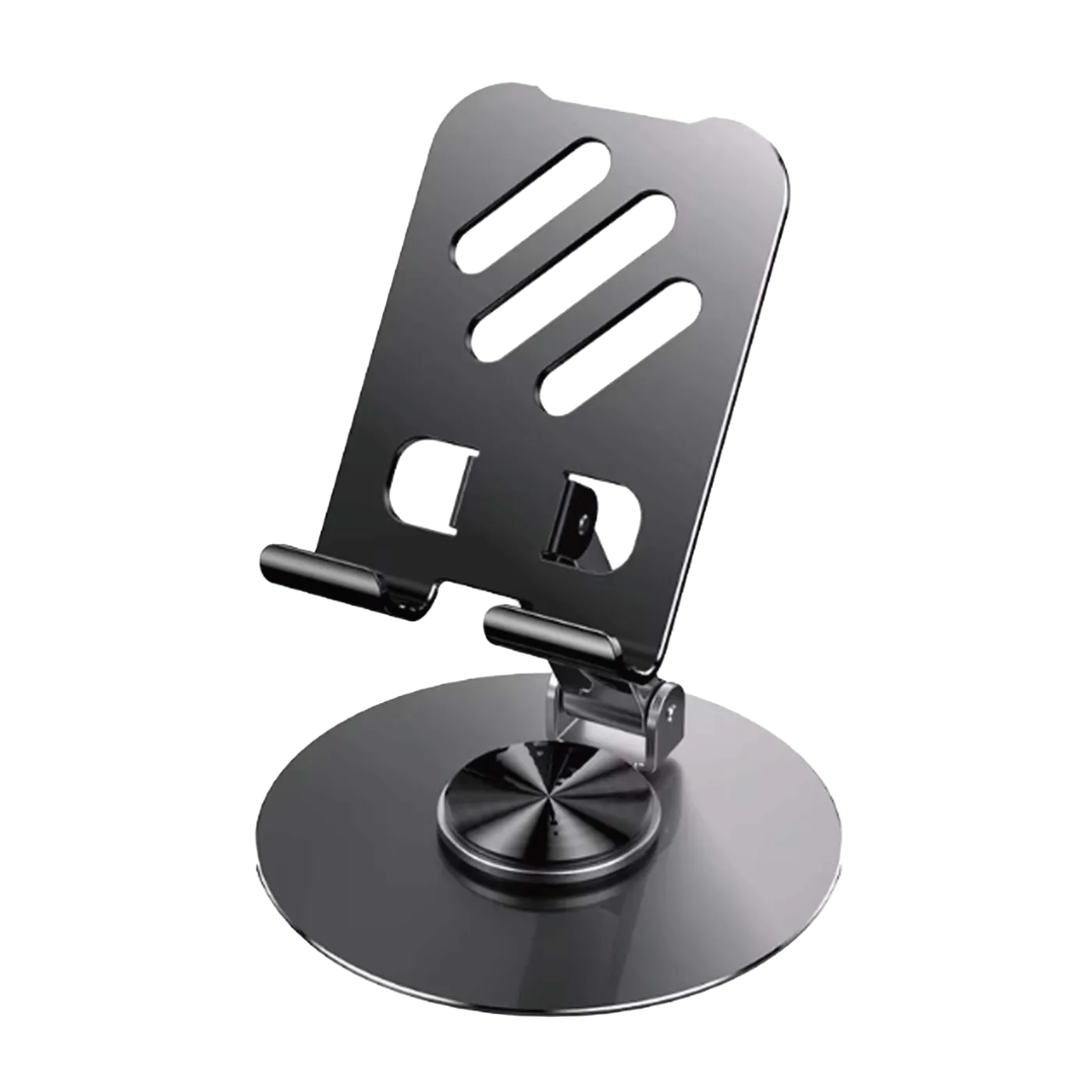 HD-1062 Mobile & Ipad tablet holder HD-1062 360 Rotation Metal Polish(Rubber stick by self)